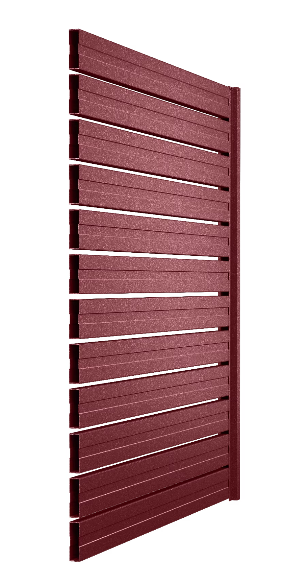 Profile gard orizontal tip caseta